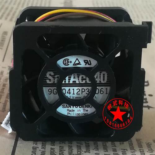 原装正品 9GV0412P3K061 12V 0.84A 4028 4线风扇 轴流風机