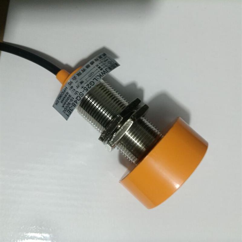 杭发传感器接 近开关大头 JWK:LG25-SQ48-3E1电梯开关限位3线常开