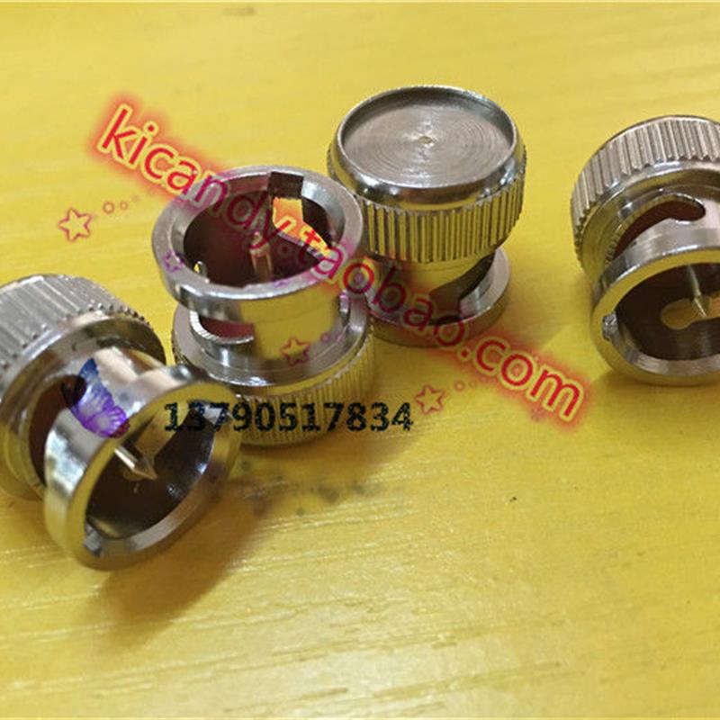 纯铜BNC罩BNC金属防尘帽内针Q9防尘保护盖BNC接地短路器BNC公堵头