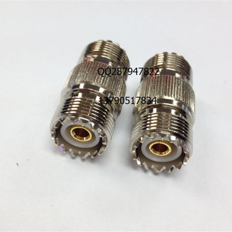 高频UHF-KK射频同轴转接头 UHF母对母直通 SL16直通 大M母直通