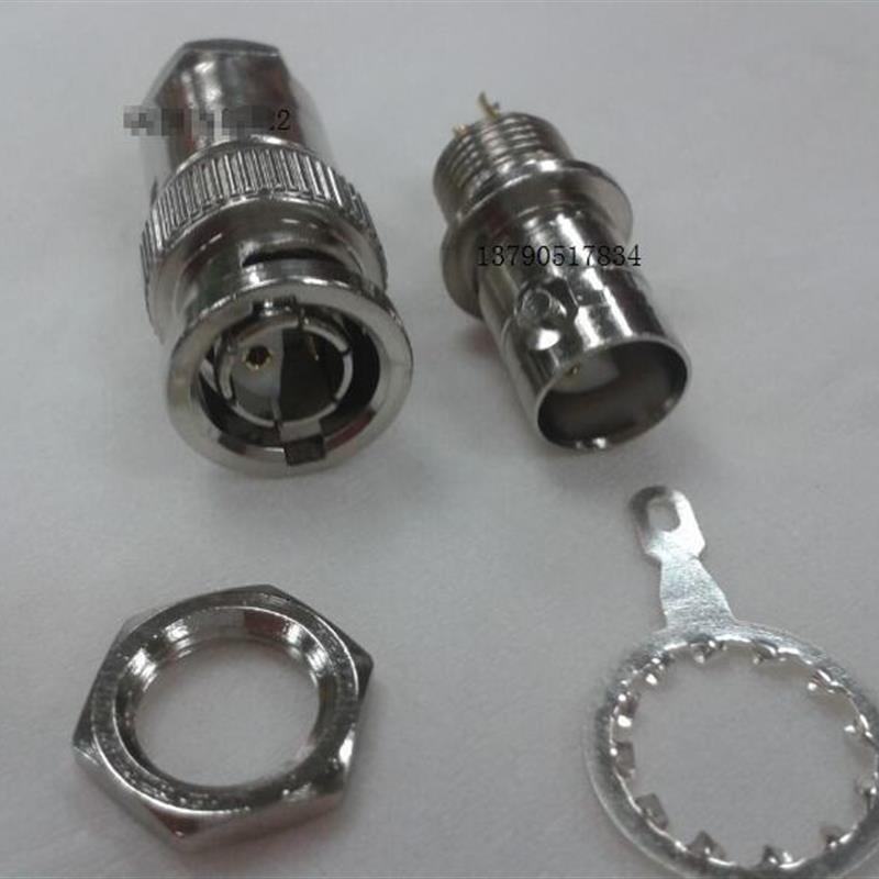 双针BNC 一针一孔精密接插件 BNC款式馈线公头 一根针一个孔