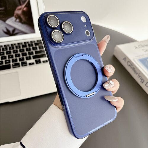 适用于iPhone18promax手机壳旋转磁吸支架秒变17苹果16超薄保护套