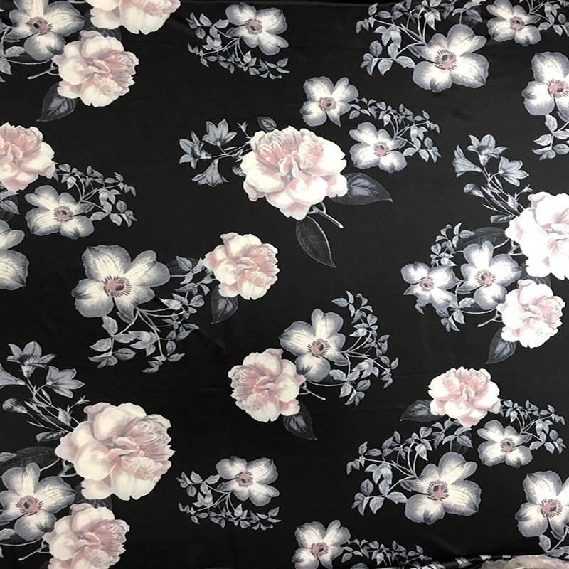 牛奶丝四面弹力布料印花面料 裙子衣服diy舞蹈服时装连衣裙打底裤