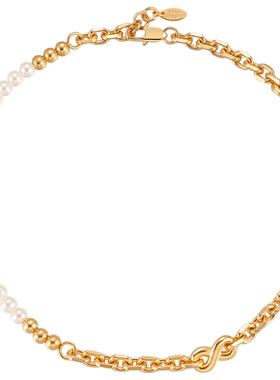 little joys莫比乌斯珍珠项链无限的爱链条拼接蛇骨链叠戴潮设计