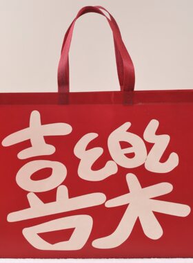 特大号加纽扣夏凉被四件套家纺袋凉席袋春节无纺布覆膜礼品包装袋
