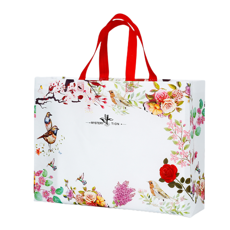 无纺布现货袋礼品购物袋覆膜无纺布手提袋服装袋子定制印logo批发