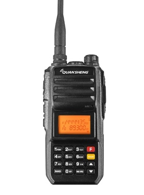 泉盛UV2PLUS对讲机民用10W大功率户外双段手持台黑金刚车载自驾游