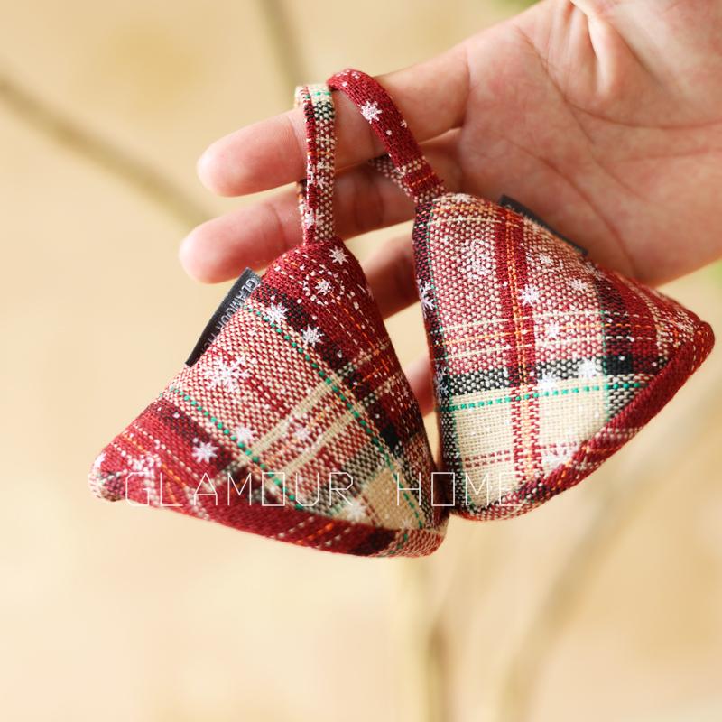 圣诞款三角防烫隔热锅帽锅耳朵套