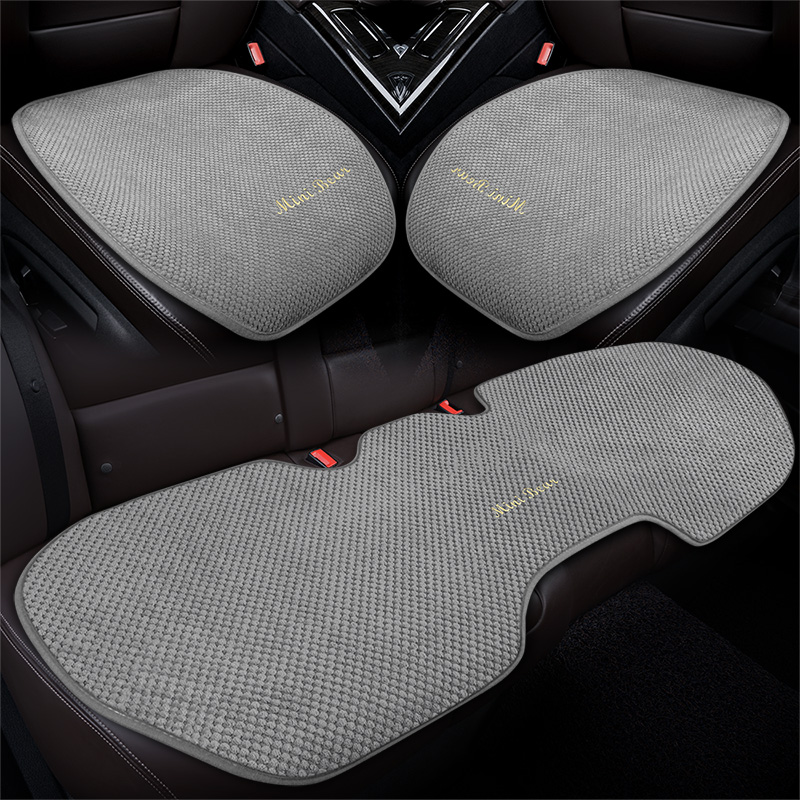 福宾毛绒透气冬季无靠背汽车坐垫