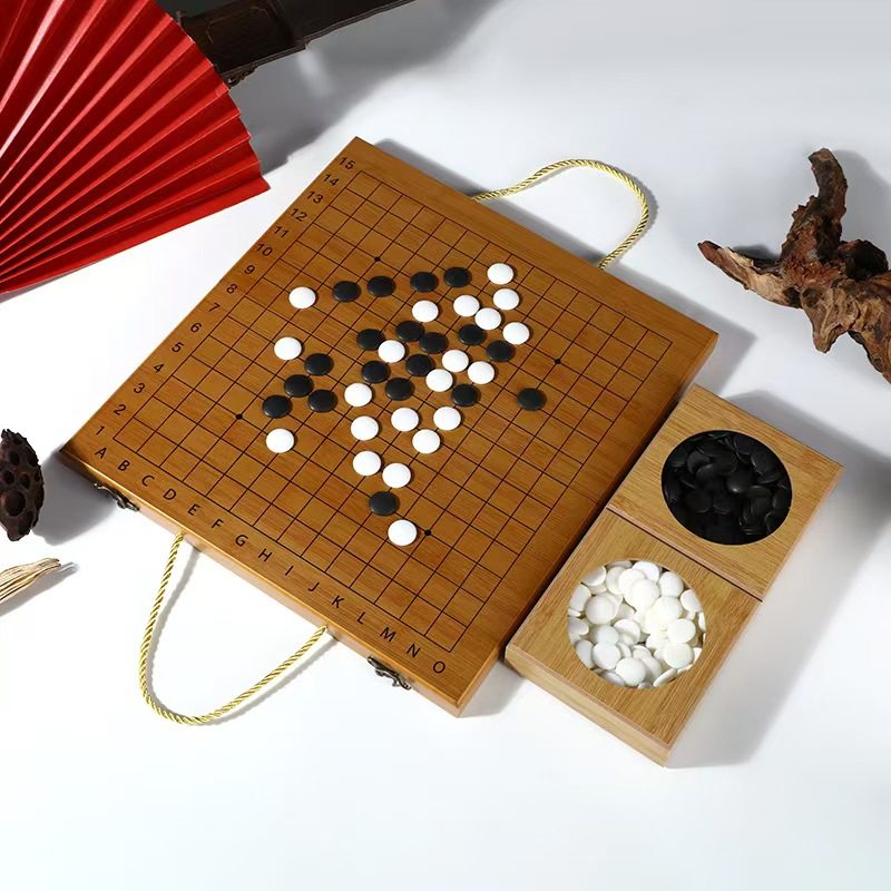 五子棋折叠棋盘套装黑白仿玉棋子学生儿童初学者便携式专用手提棋,运动/瑜伽/健身/球迷用品,中国象棋,淘宝优惠券,粉丝福利购,淘宝优惠卷