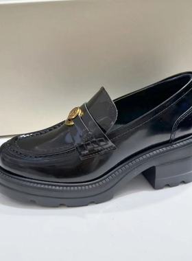 18号2026年春季新款许愿币爵士英伦风厚底乐福鞋EEZ05