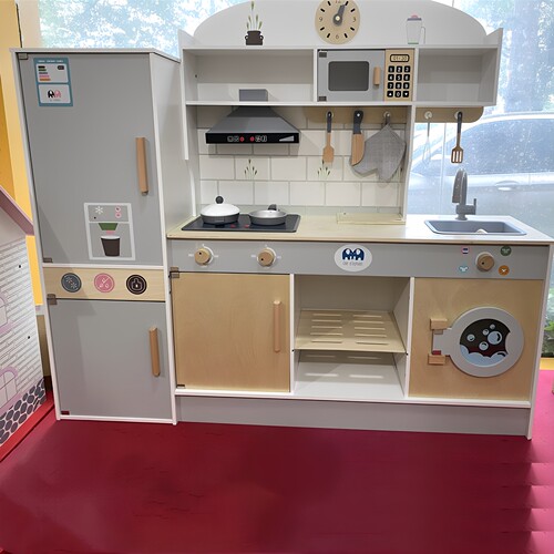 幼乐比木制声光厨房儿童玩具