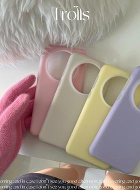 Trolls自制|半熟芝士 半透ins奶呼呼软糯质感真液态硅胶新款适用华为Pura80Proiphone17promax小米15/x300pro