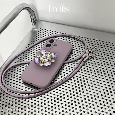 气质水钻支架15promax手机壳