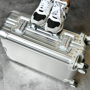 全铝镁合金拉杆箱女行李箱万向轮男旅行箱子金属学生密码登机箱包