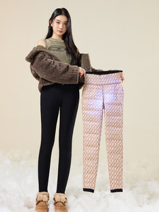 【羽绒裤】正品白鹅绒保暖抗寒弹力加绒加厚修身女款鹅绒裤外穿