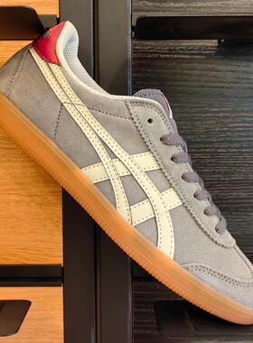 虎冢鞋男鞋tiger德训鞋皮面时尚深灰色反绒皮老虎鞋轻便休闲板鞋