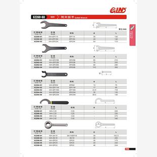 正品台湾精展筒夹扳手62266-WH-C20-WH-C25-WHC32-WH-C42