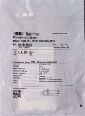 Baumer堡盟 O330.GP-PLPVT.72N/H00