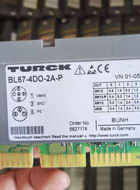 图尔克 开关量输模块BL67-4DO-2A-P 68271