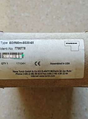 图尔克传感器 RO60ym-BS30-VP6X2E，7700