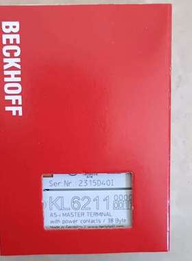 倍福KL6211-0011 AS-i主终端，带电源触点，38