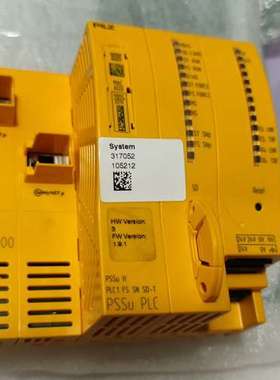 皮尔滋PSS4000 PLC模块，主控货号314070AA,