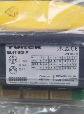 图尔克开关量输入模块BL67-8DI-P 6827170 全