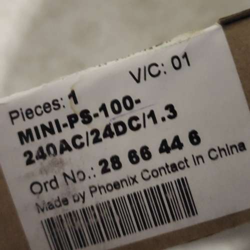 电源模块MINI-PS-100-240AC/24DC/1.3货号28 66 44 6