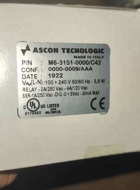 ASCON TECHNOLOGIC M6-3151-0000