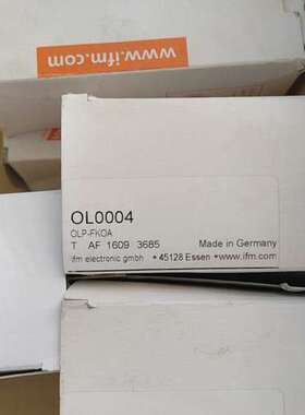 德国IFM易福门IFM传感器 OL0004 0L0004