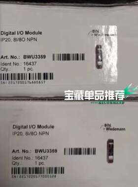 BWU3359 德国Bihl+Wiedemann必威