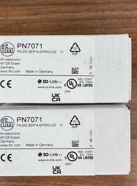 易福门PN7071压力传感器，正品，德国制造。带显示屏，