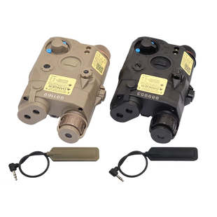 海外版PEQ15/LA-5C红绿镭射IR激光指示器战术手电筒LED灯强光爆闪