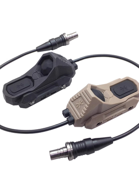 双控鼠尾M300A/M600C手电筒AXON双功能线控鼠尾UNITY开关点亮长亮