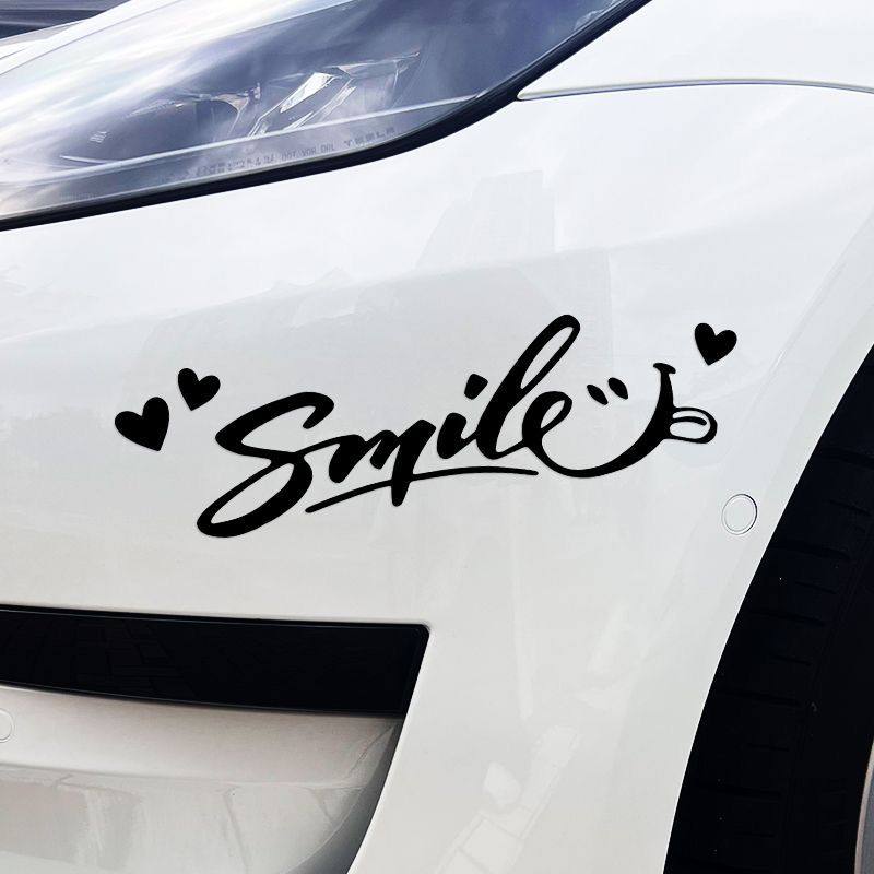 创意个性文字趣味贴纸汽