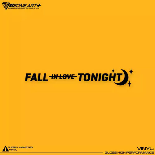 EONE镂空车贴英文FALLT