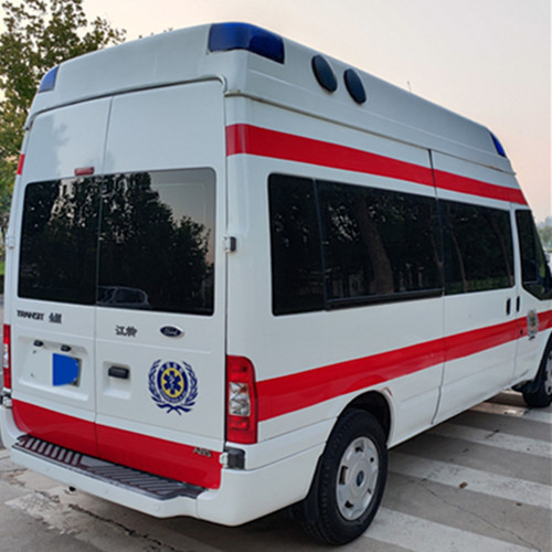 医院120救护车标急救警示