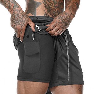 Pants Mens Gyms Fitness Workout Joggers Bodybuilding Shorts