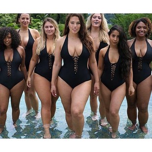 2019 plus size women sexy bikini swimsuit swimwear