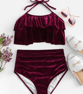 plus size swimwear monokini Swimsuit Women Bathing Suits2018