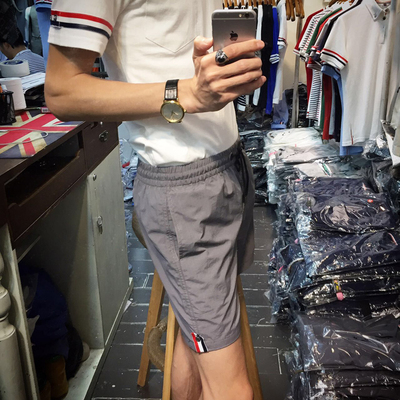 tb夏季沙滩速干潮男网红运动短裤