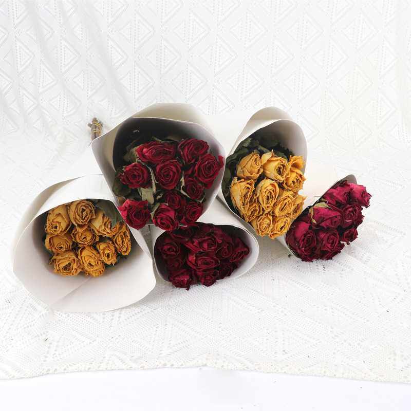 新款直销云南永生花单头玫瑰干花 森系ins风家居装饰干花花束diy,家居饰品,干花/花瓣/干花包/干树枝,淘宝优惠券,粉丝福利购,淘宝优惠卷