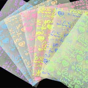 新款 LOVE千纸鹤玫瑰DIY夜光爱心折纸正方 直销夜光十二星座星空纸