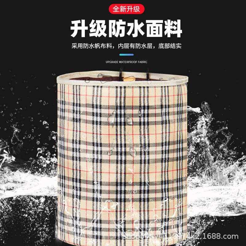 新款直销自行车车筐车篮子帆布折叠车篓电动滑板挂篮单车菜篮子