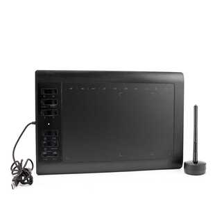 新款直销文彩1060PLUS手绘板数位板连手机电脑绘画板无源笔免充电