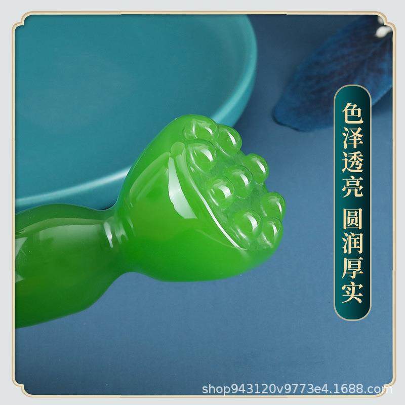 新款直销树脂莲蓬脸部按摩棒身体刮痧点穴美容经络专用提拉拨经棒