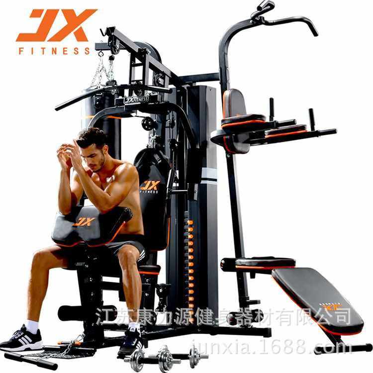 新款直销X综合训练器家用三人站大型器械力量训练套装组合多功能