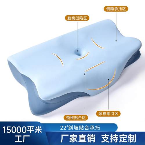 新款直销跨境新款记忆枕源头工厂供应慢回弹太空记忆棉枕头异形枕