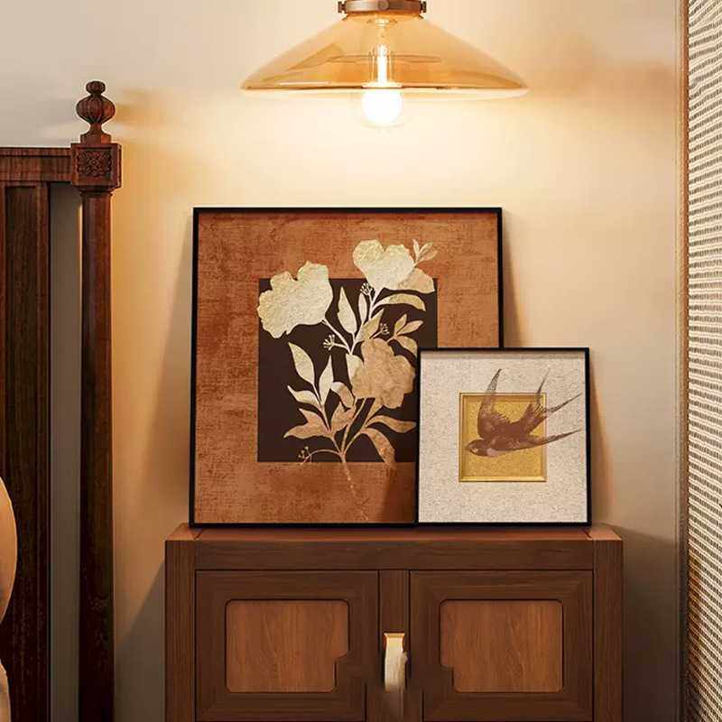 新款直销美式复古客厅装饰画沙发背景墙挂画中古风小众高级感卧室,家居饰品,现代装饰画,淘宝优惠券,粉丝福利购,淘宝优惠卷